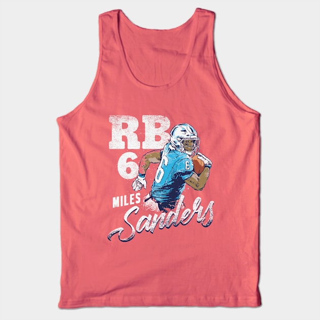 Miles Sanders Carolina Team Tank Top by danlintonpro